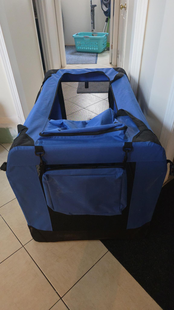 Blue Fabric Pet Crate - photo 4