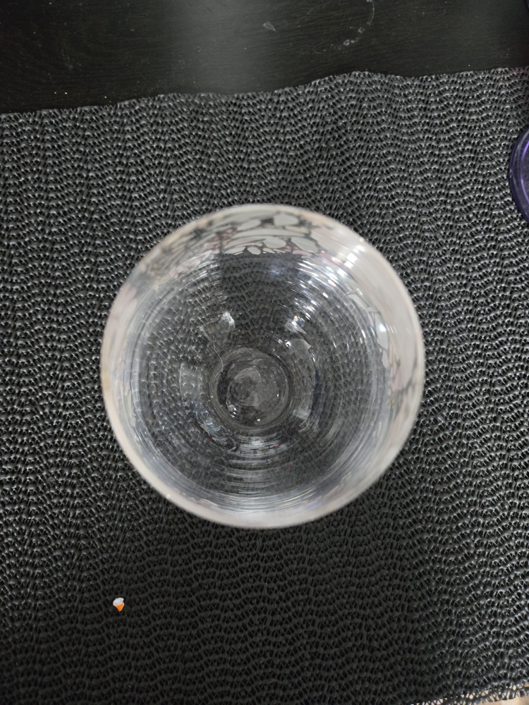 Floral Stemless Wine Glass - photo 2