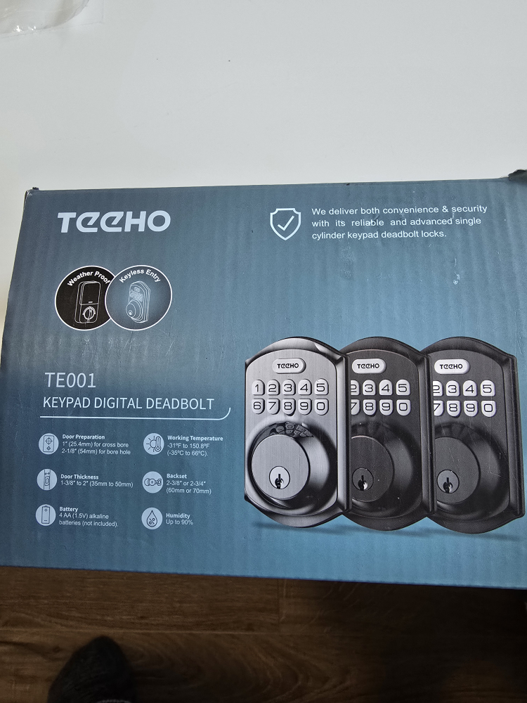New Teeho TE001 Keypad Digital Deadbolt