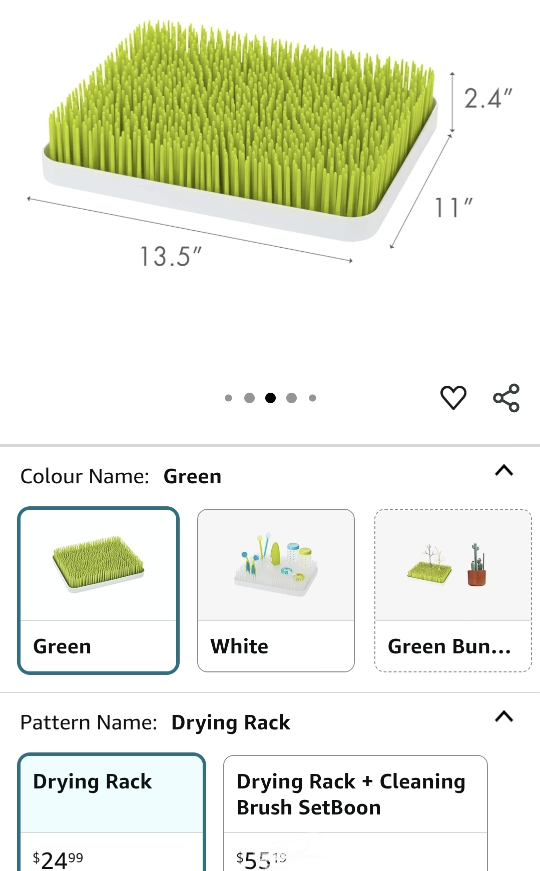 Boon Grass Countertop Drying Rack - photo 5