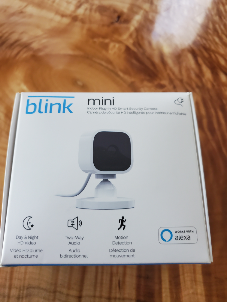 Blink Mini Indoor Plug-In HD Smart Security Camera