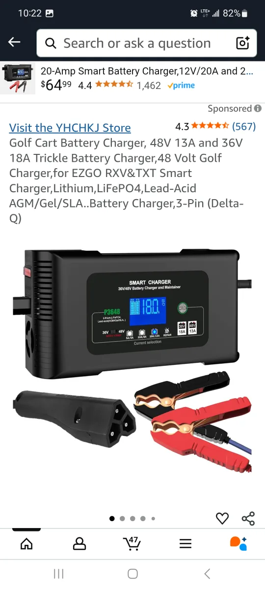 Golf Cart Battery Charger 36V/48V image indicator(6)