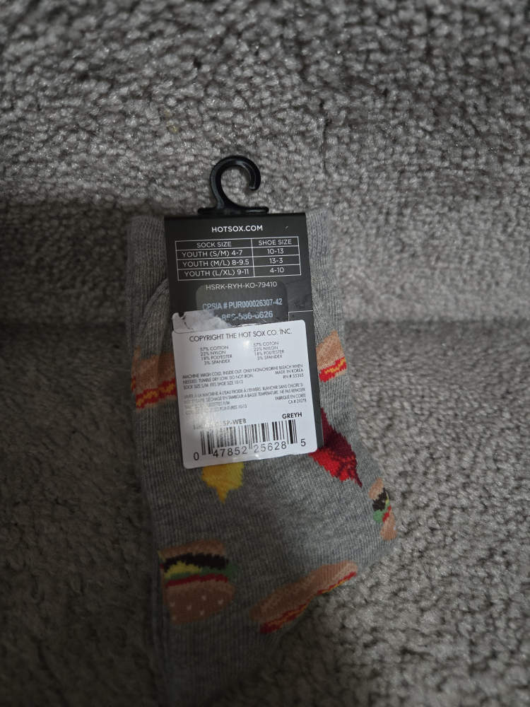 Hot Sox Kids Youth Socks Size 12-13 - photo 2