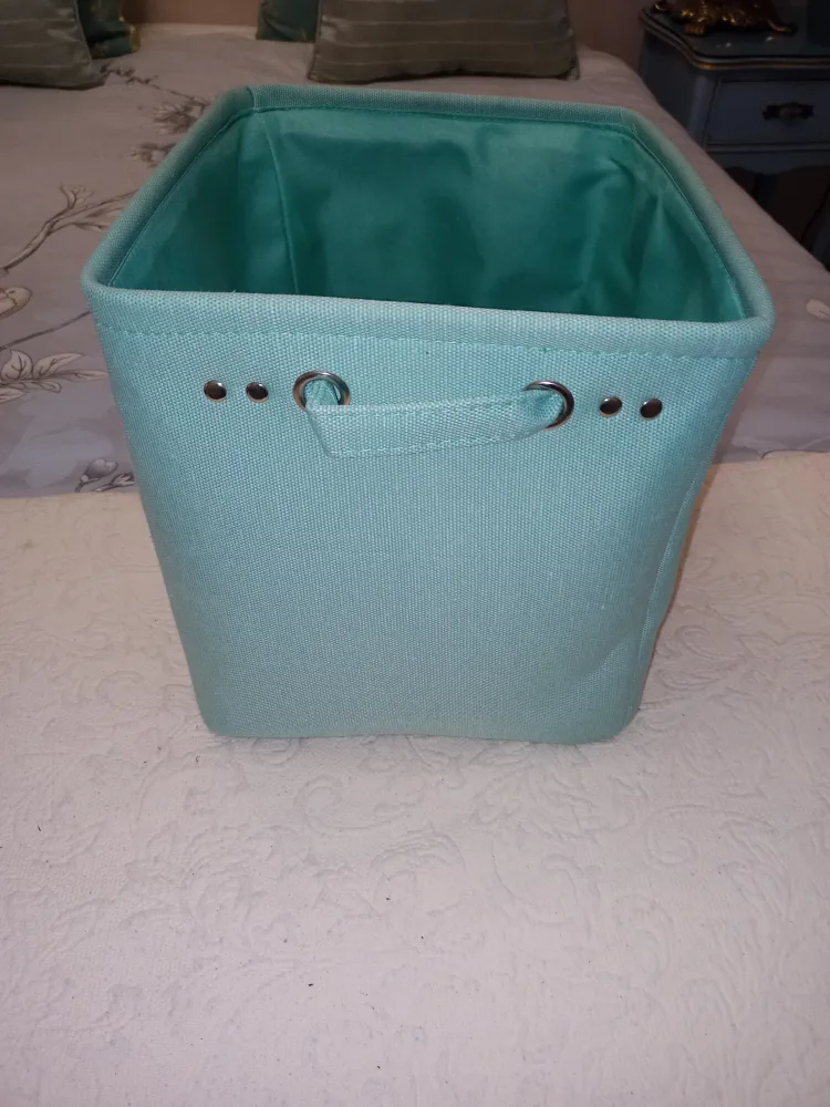 Canvas Storage Basket - Light Green image indicator(3)