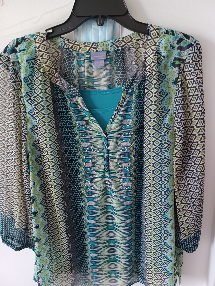 Laura Scott Blouse - Size L - photo 2