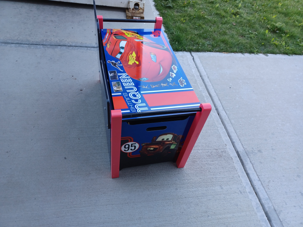 Disney Cars Lightning McQueen Toy Box Bench - photo 4