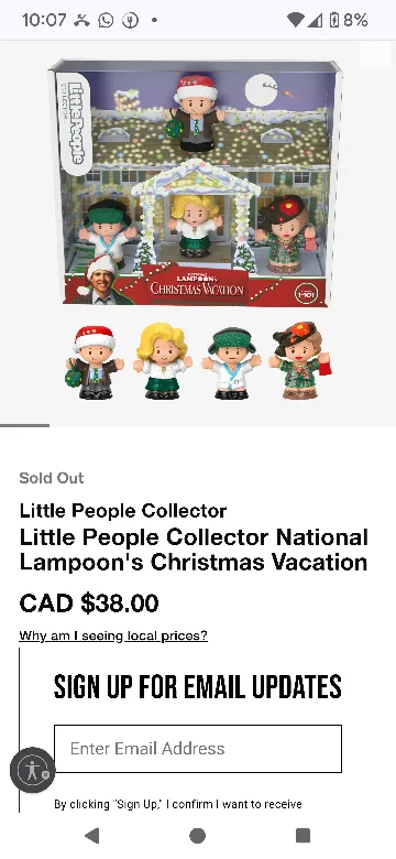NEW Little People Collector National Lampoon's Christmas image indicator(4)