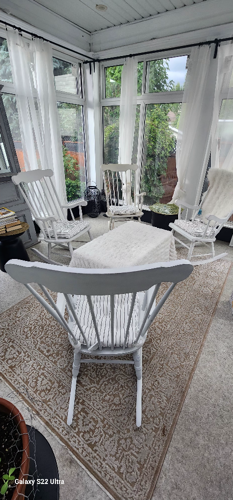 Rocking Chairs - Set of 3 - White