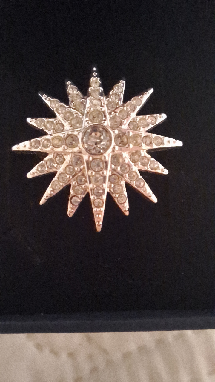 Swarovski Star Ring with Box