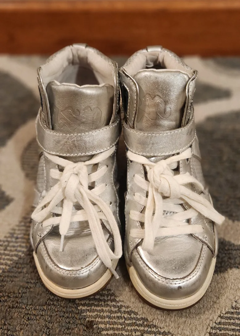 Silver Marc Ecko Wedge Sneakers image indicator(2)