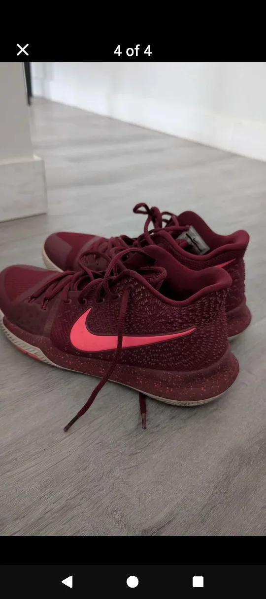Nike Kyrie 3 Burgundy Shoes