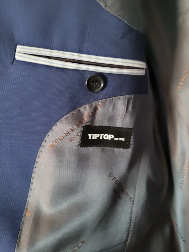 Stonehouse Men's Navy Blue Suit Jacket and Trouser image indicator(8)