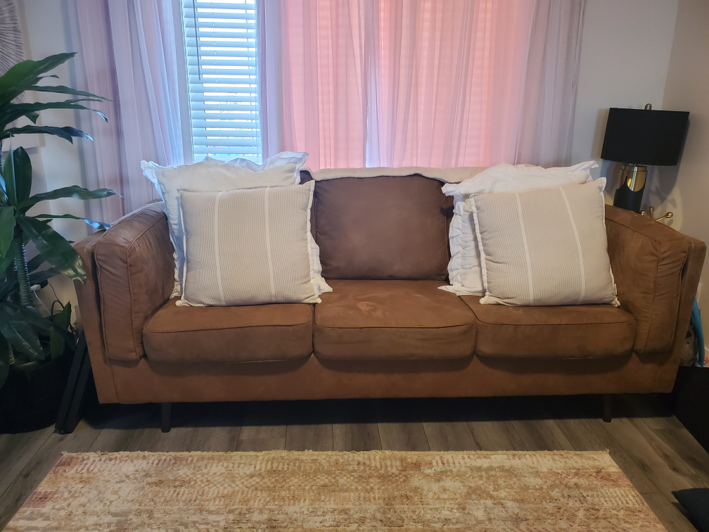Brown 3-seater Sofa