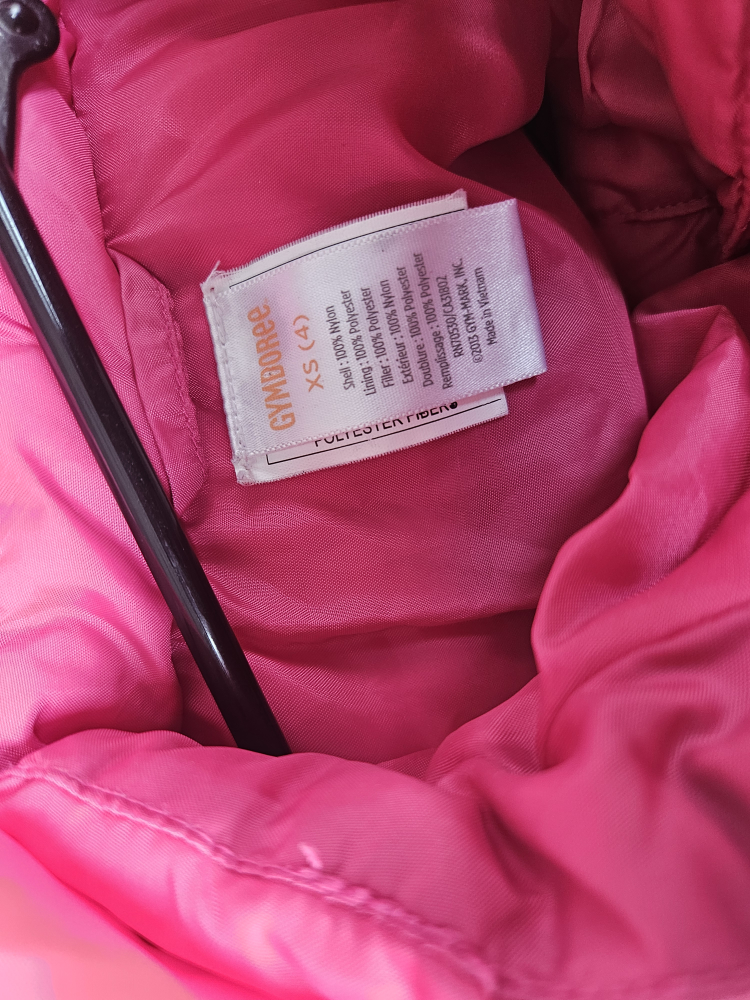 Gymboree XS (4) Pink Puffer Jacket - photo 2