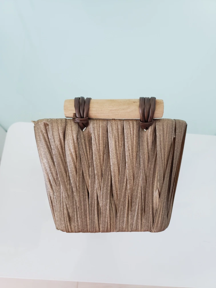 FREE! Woven Basket with Wood Handles - photo 4