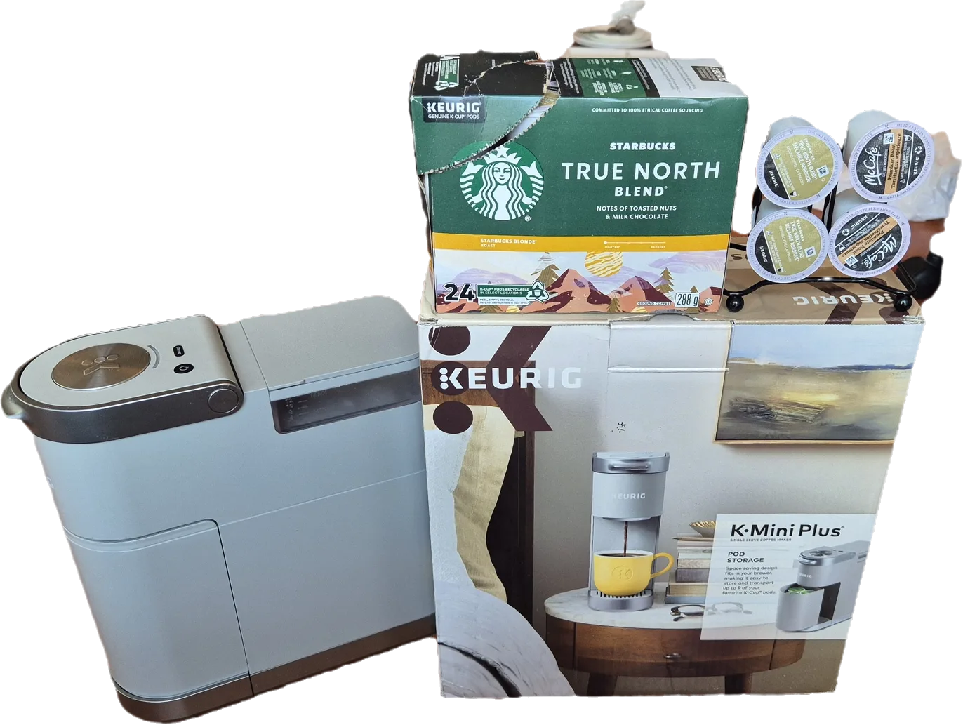 *Moving Out Sale* Keurig K-Mini Plus Coffee Maker with Pods thumbnail