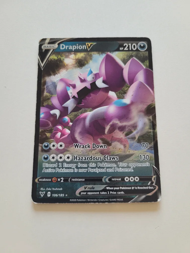 Drapion V Pokemon Card thumbnail