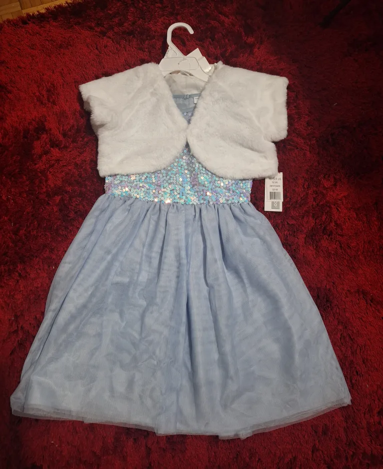 Rococo Girls Dress with Bolero - Size 5/6 thumbnail