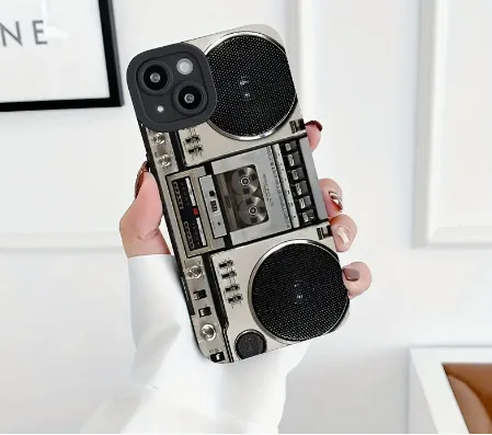 2/Pcs Iphone 13 Case 80" Retro image indicator(4)