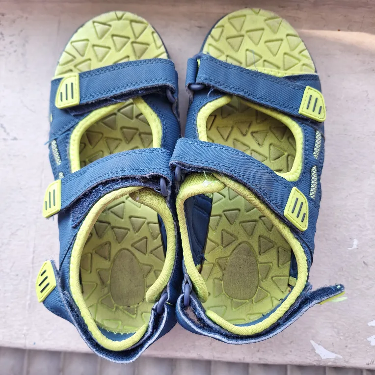 Kids' Sandals - Size 2 - Blue & Green thumbnail
