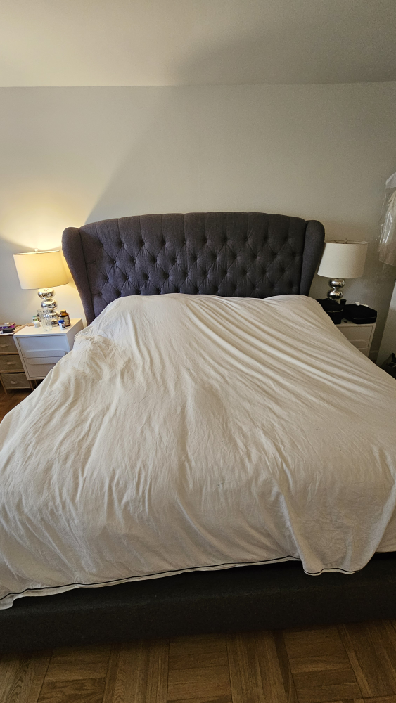 Upholstered Headboard Bed Frame - photo 2