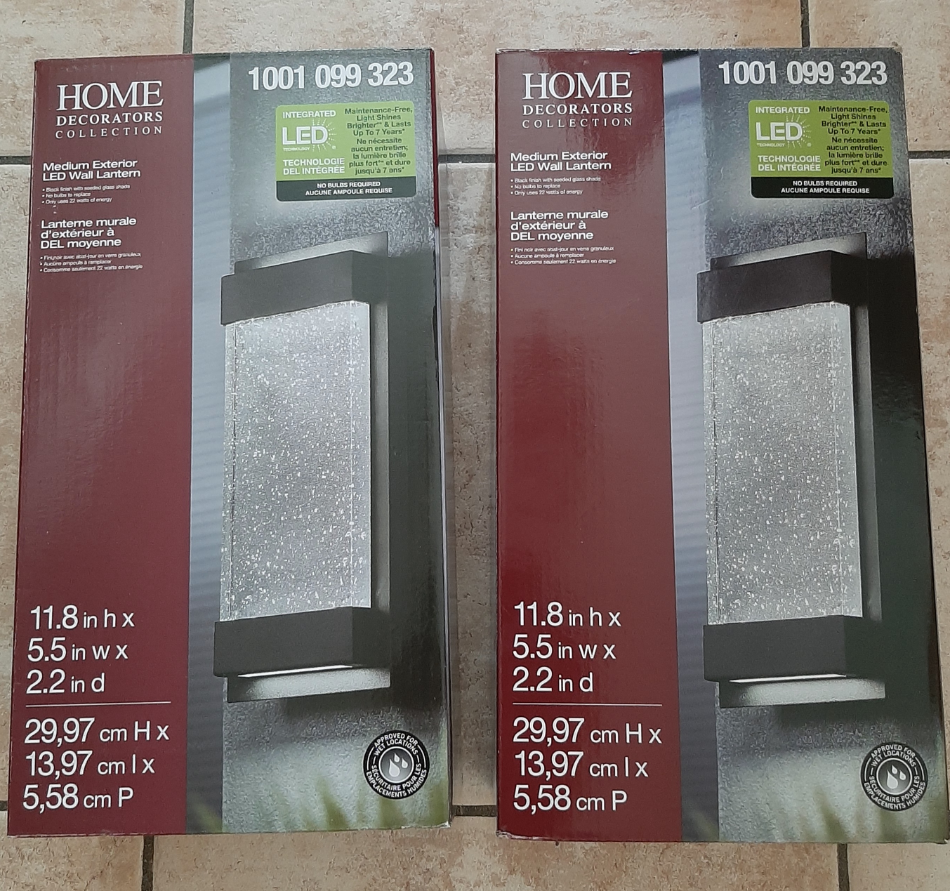 Home Decorators Collection LED Wall Lantern - New - photo 3