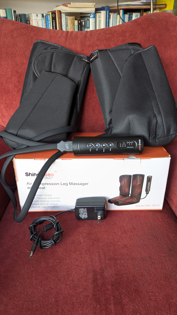 Air Compression Leg Massager with Heat - photo 2