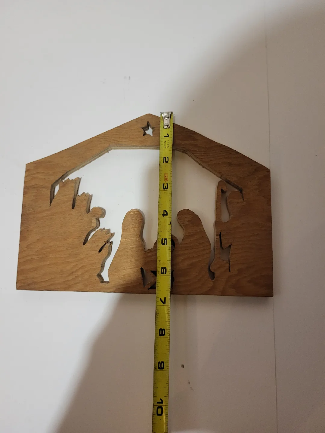 Wooden Nativity Scene Decoration- Unsanded image indicator(4)