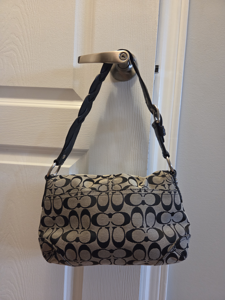 Coach Signature Demi Baguette - Black/Grey - photo 2