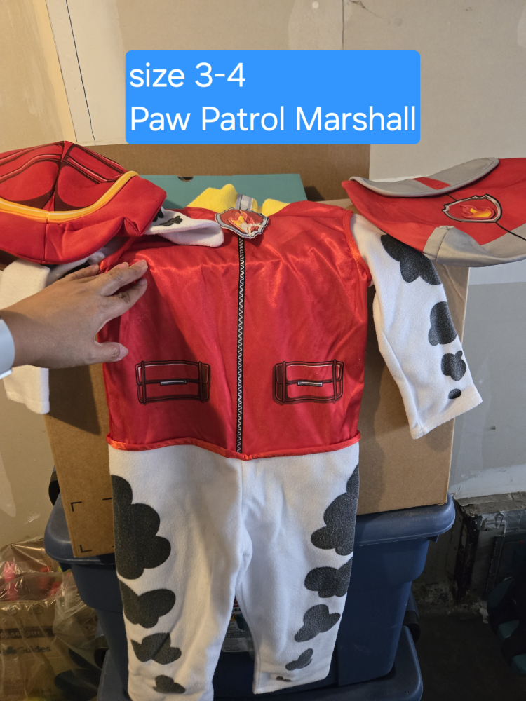 Paw Patrol Marshall Costume - Size 3-4 - photo 5