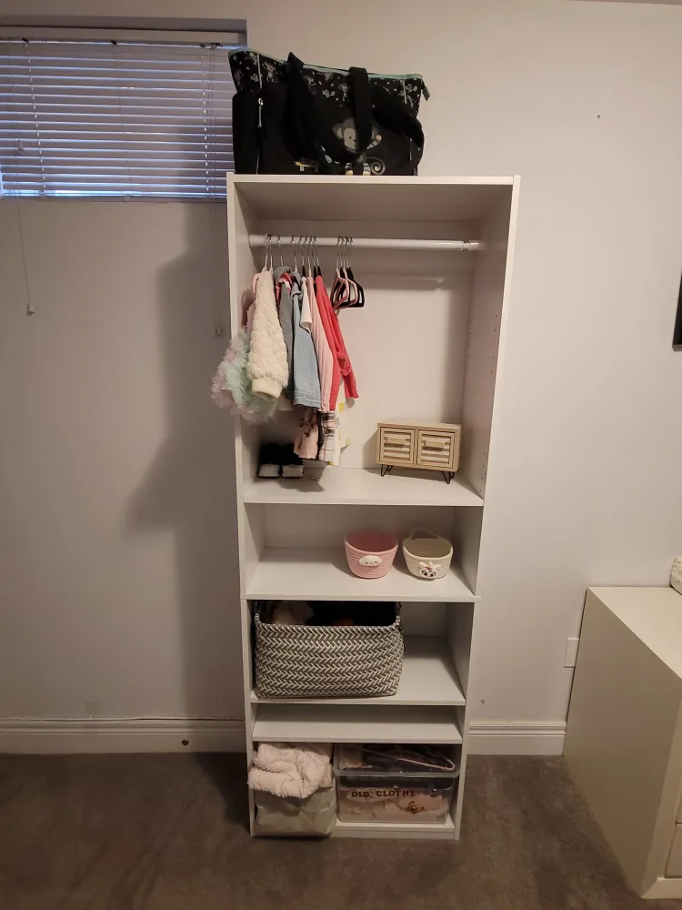 White Shelf unit thumbnail