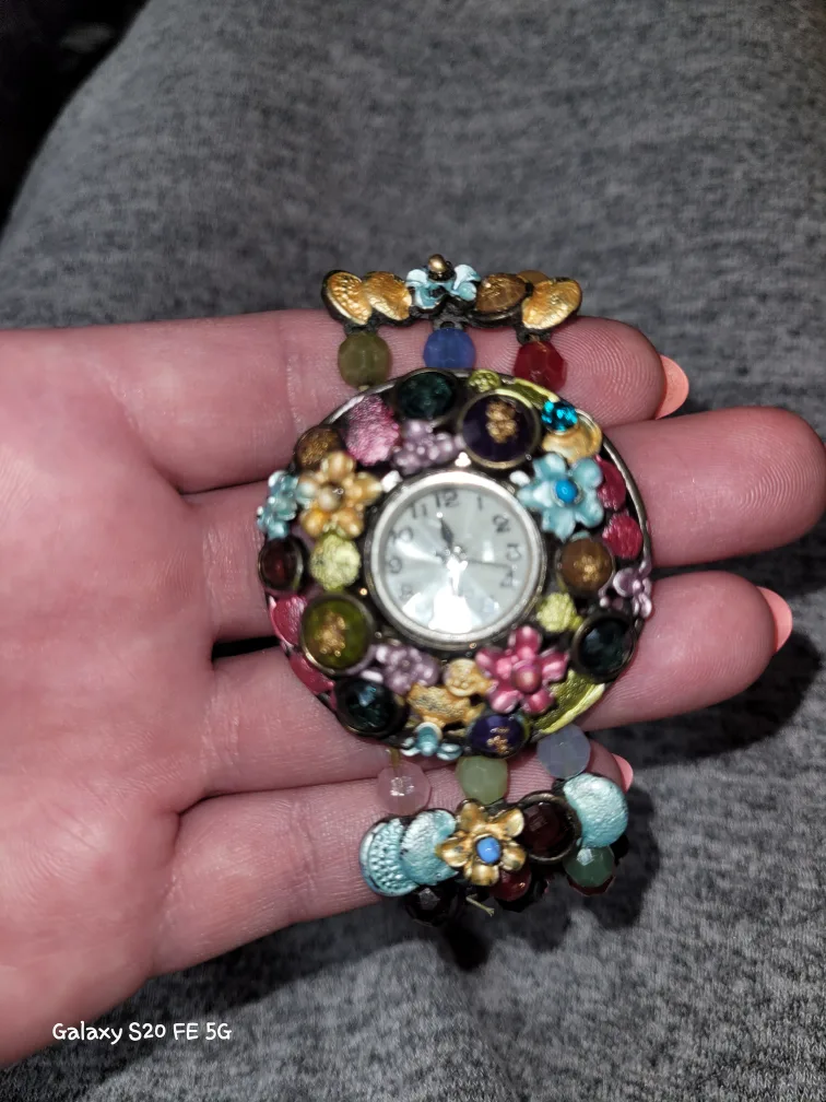 Beaded Floral Watch thumbnail