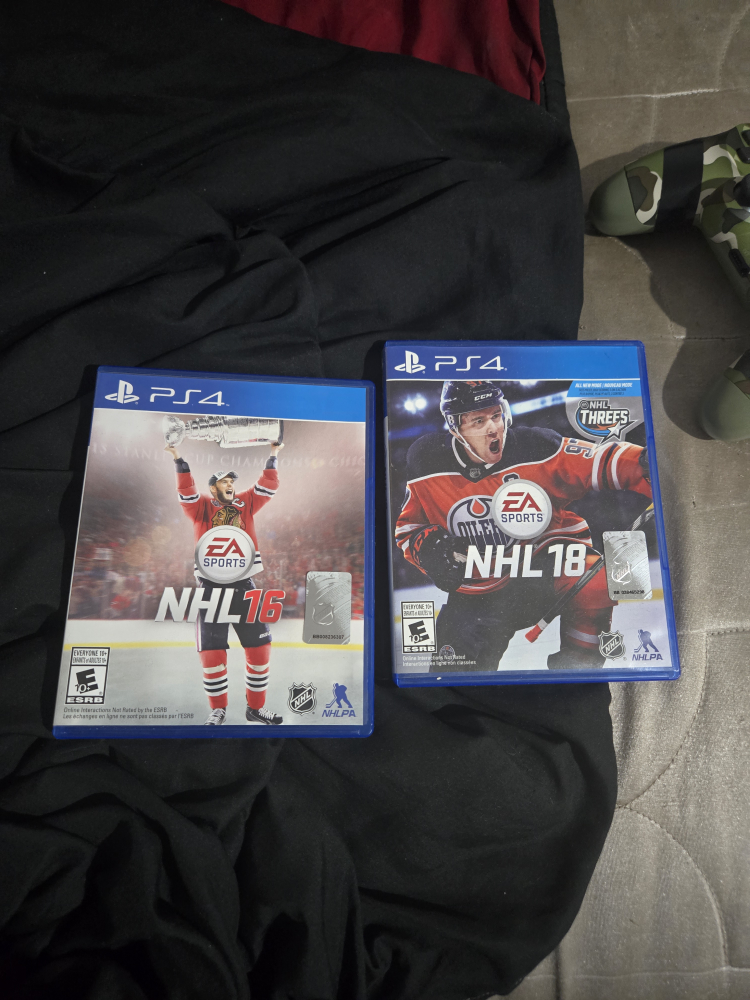 Ozeino Gaming Headset + NHL 16 & NHL 18 PS4 Games - photo 2