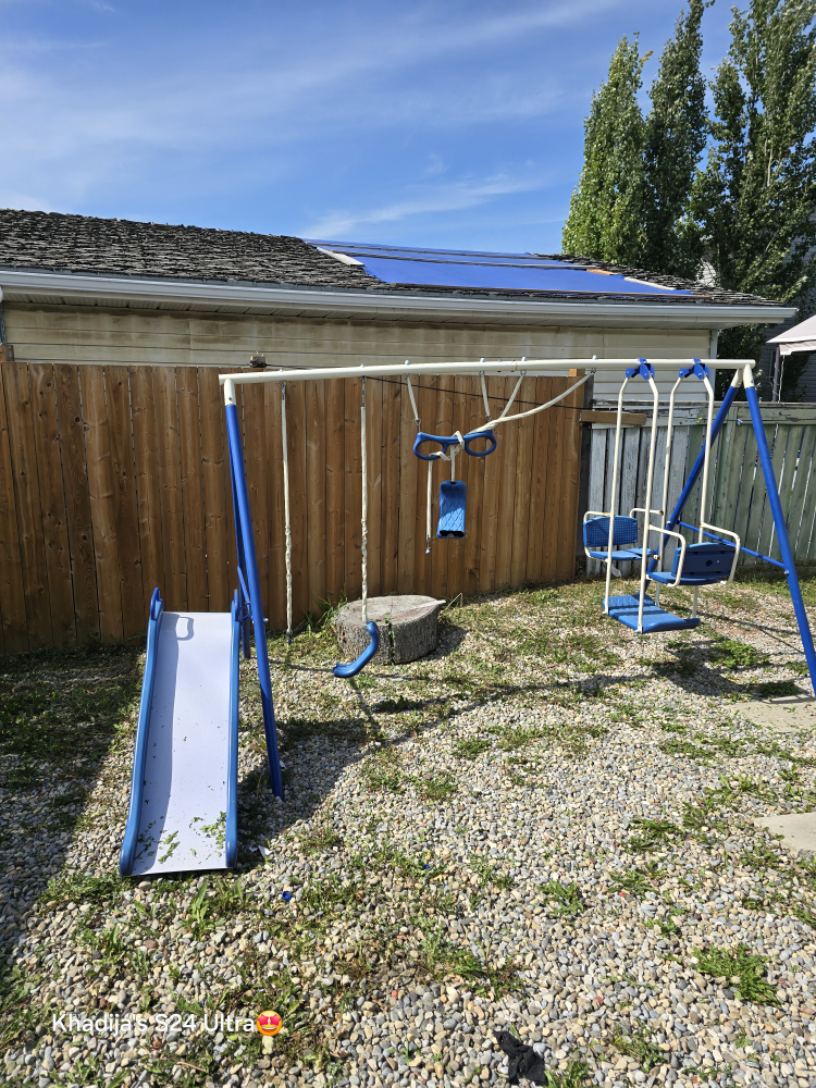 Kids' Swing Set with Slide - photo 2