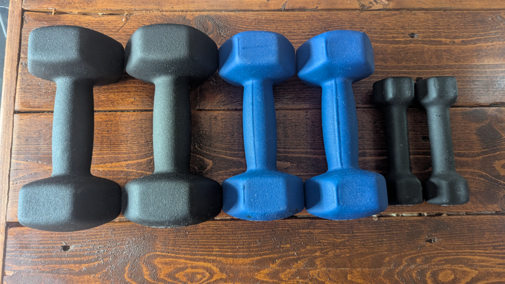 Dumbbell Set: 2lb, 10lb, 12lb Weights - photo 2