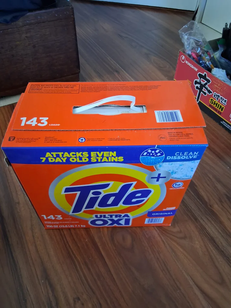 Tide Ultra OXI Laundry Detergent - 143 Loads thumbnail