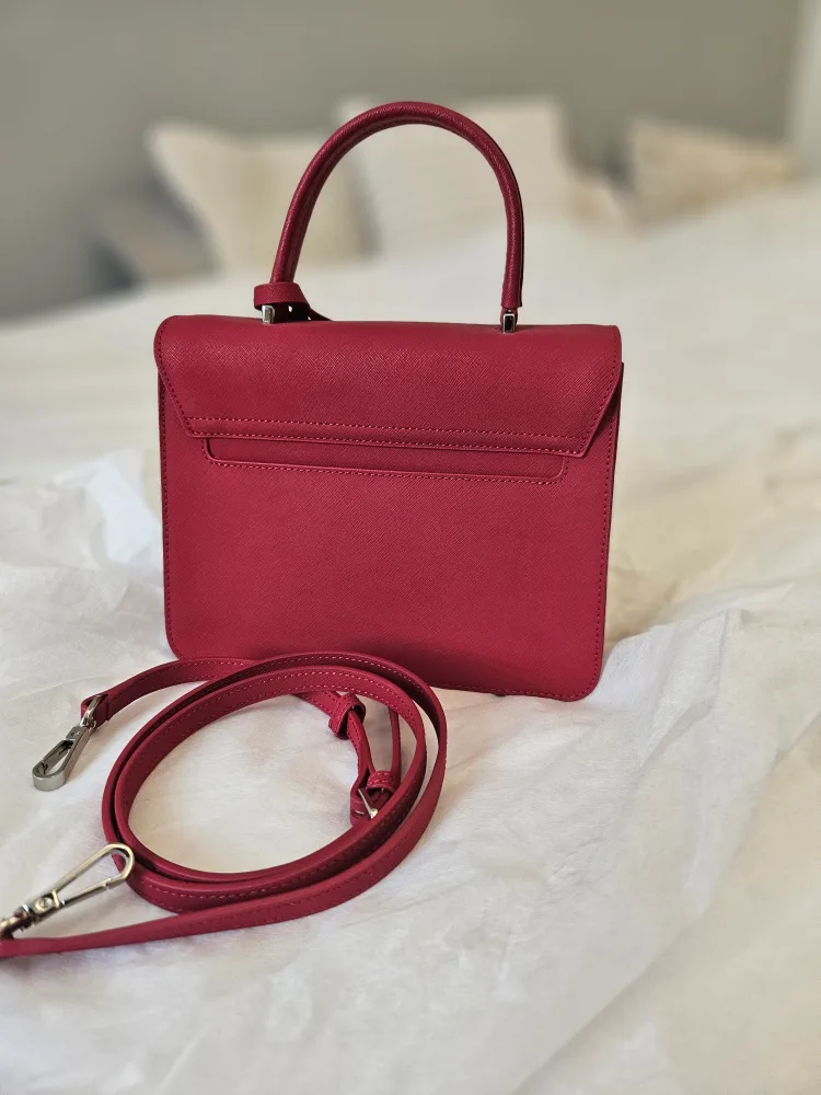Agnès b. Red Leather Handbag image indicator(4)