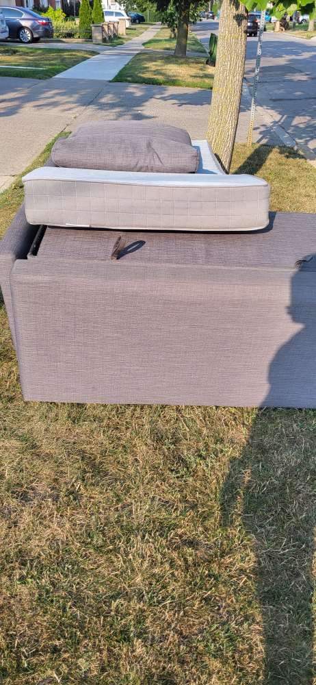 IKEA Corner Sofa Bed - Grey - photo 4
