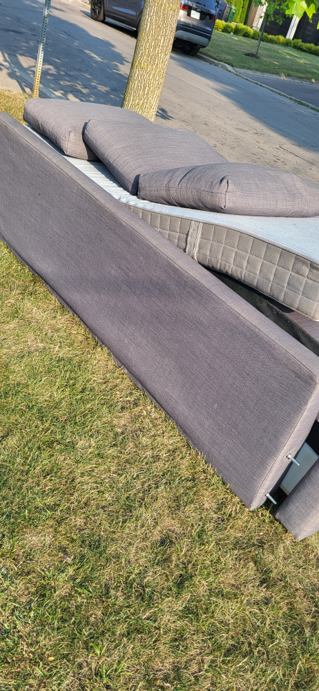 IKEA Corner Sofa Bed - Grey - photo 5