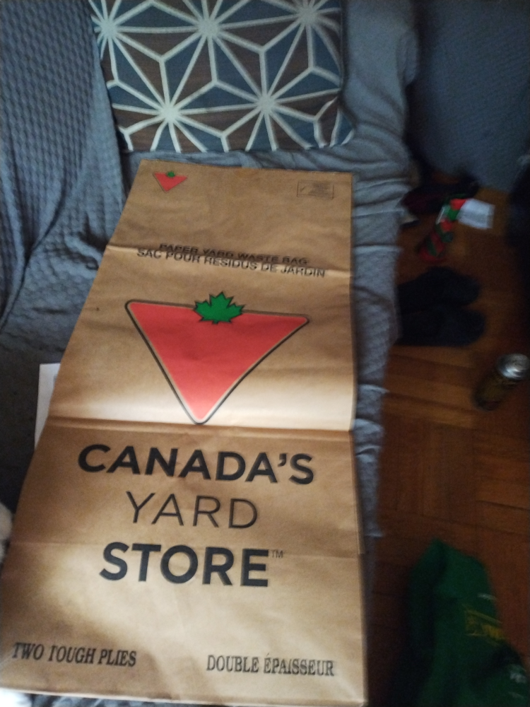 Canadian Tire Paper Yard Waste Bags