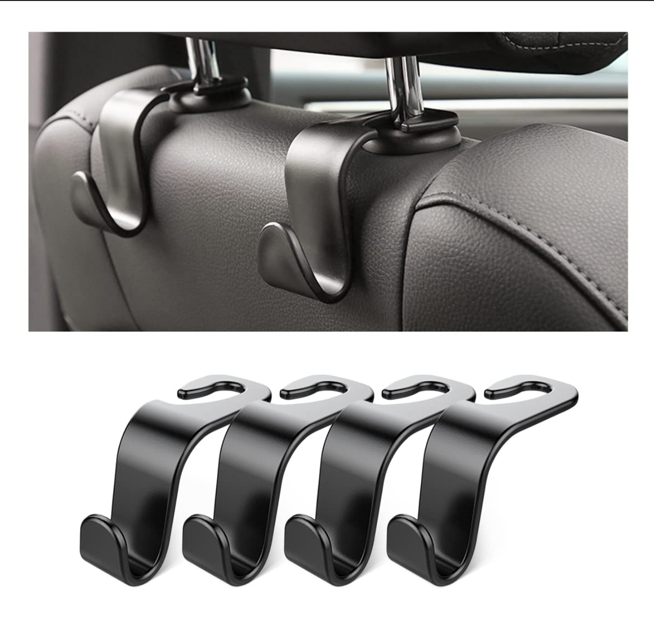 Car Seat Headrest Hooks