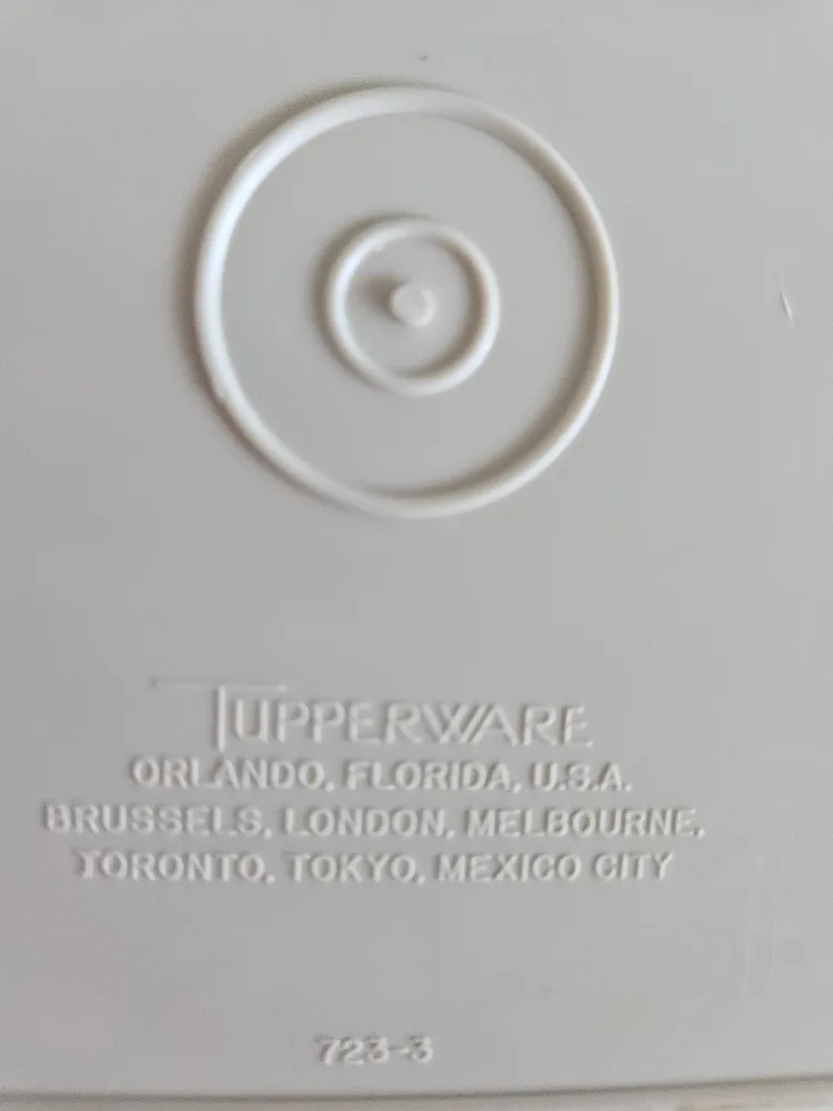 Vintage Tupperware Egg Tray & Metal Serving Tray image indicator(6)