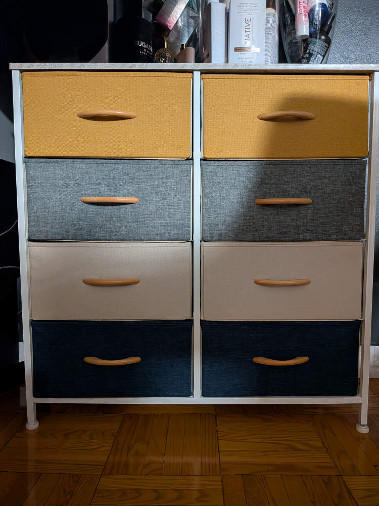 Storage Dresser with Fabric Drawers