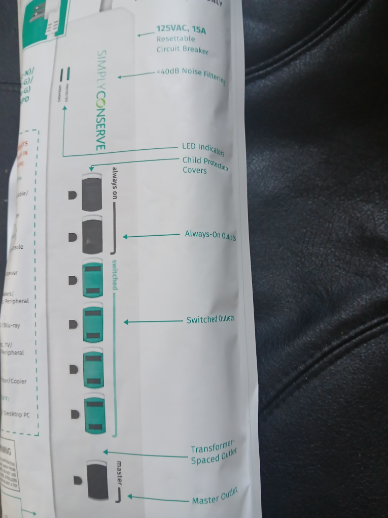 Simply Conserve 7-Outlet Advanced Power Strip - photo 4