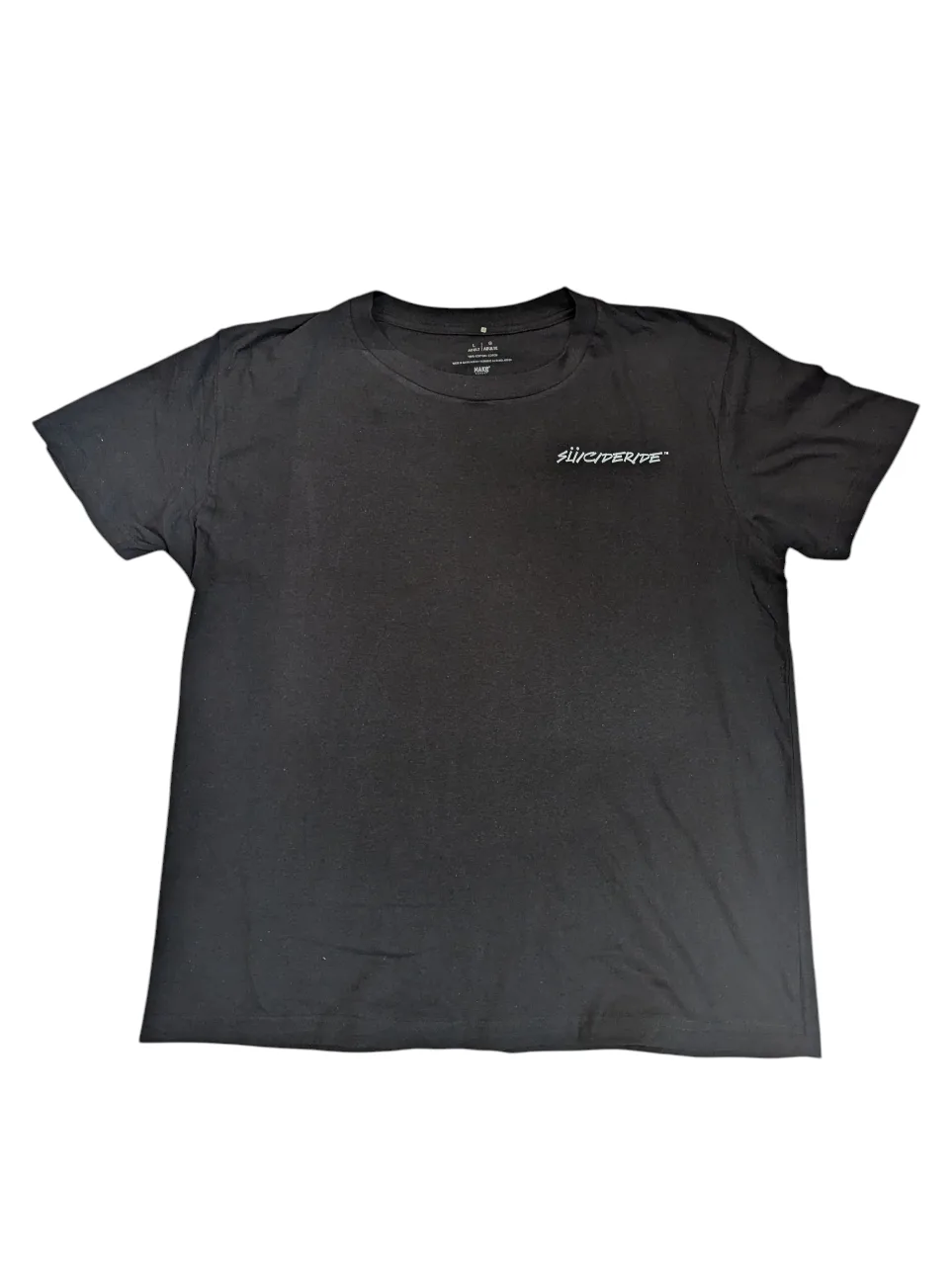 NEW mens large Skateboard Brain- Suicideride Graphic t-Shirt image indicator(2)