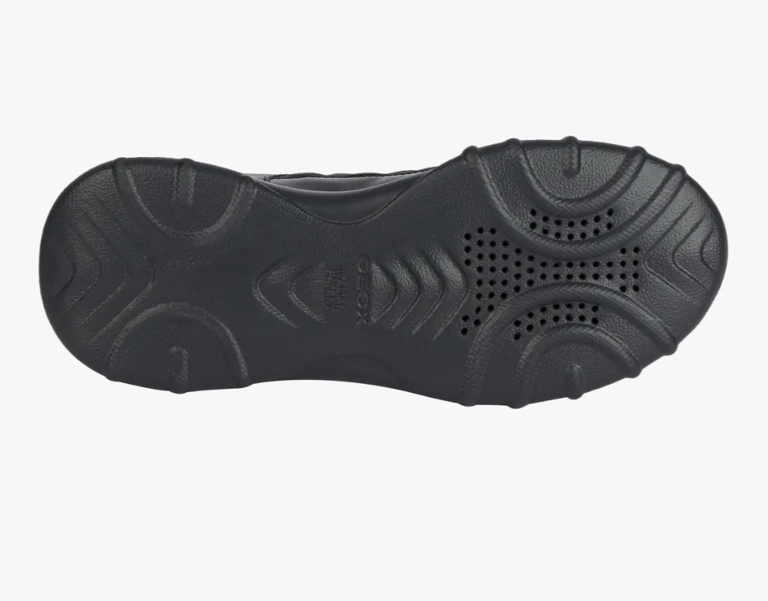 Geox Respira Black Leather Sneakers image indicator(3)