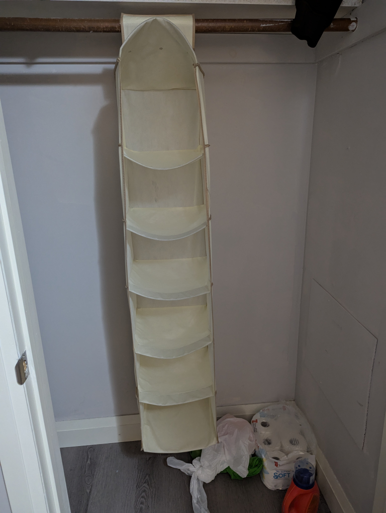 Hanging Closet Organizer - Beige (2)
