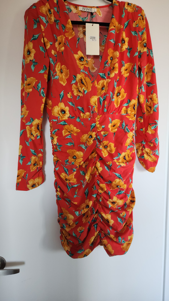 IVIVI Floral Print Mini Dress