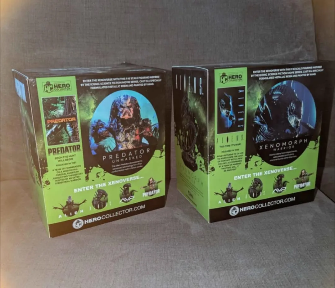 Hero Collector Predator & Xenomorph Warrior Figurines thumbnail