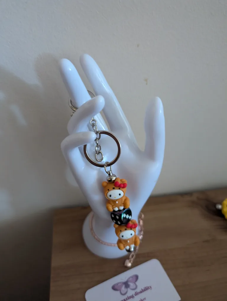 Hello Kitty Dice Keychain thumbnail